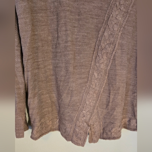 Croft & Barrow Brown Cowl Neck Sweater Size XXL - Picture 5 of 6